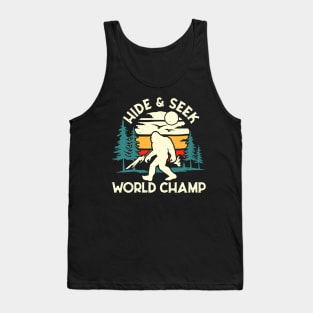 Bigfoot, Hide & Seek World Champion Tank Top